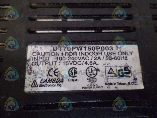 LAMBDA DT70PW150P003 POWER SUPPLY *USED*