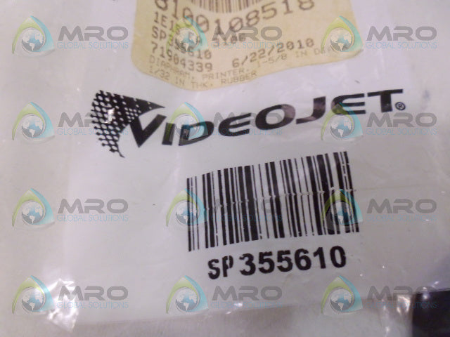 VIDEOJET SP355610 SUCTION VALVE DIAPHRAGM *NEW IN FACTORY BAG*