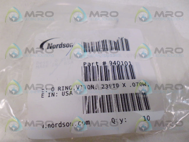 NORDSON 940101 O-RING (PK OF 12) *NEW NO BOX*