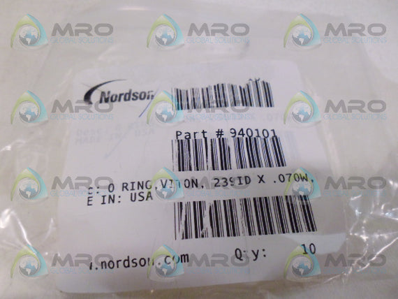 NORDSON 940101 O-RING (PK OF 12) *NEW NO BOX*