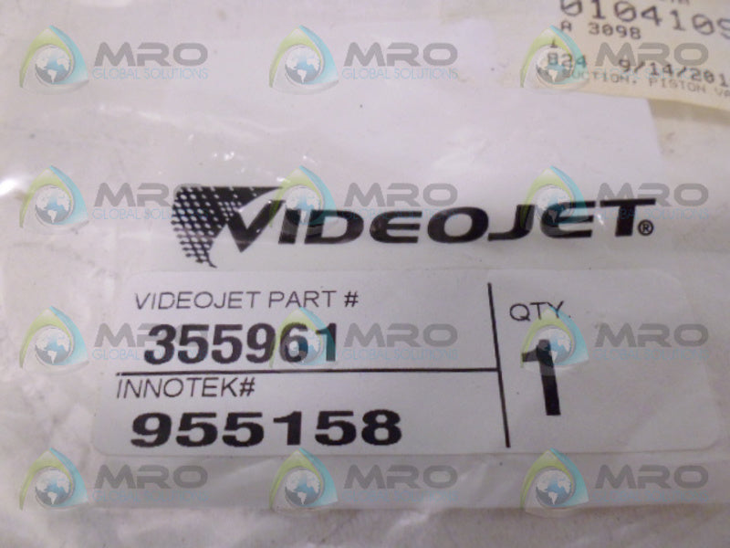 VIDEOJET 355961 PISTON PLUNGER SUCTION VALVE *NEW IN FACTORY BAG*