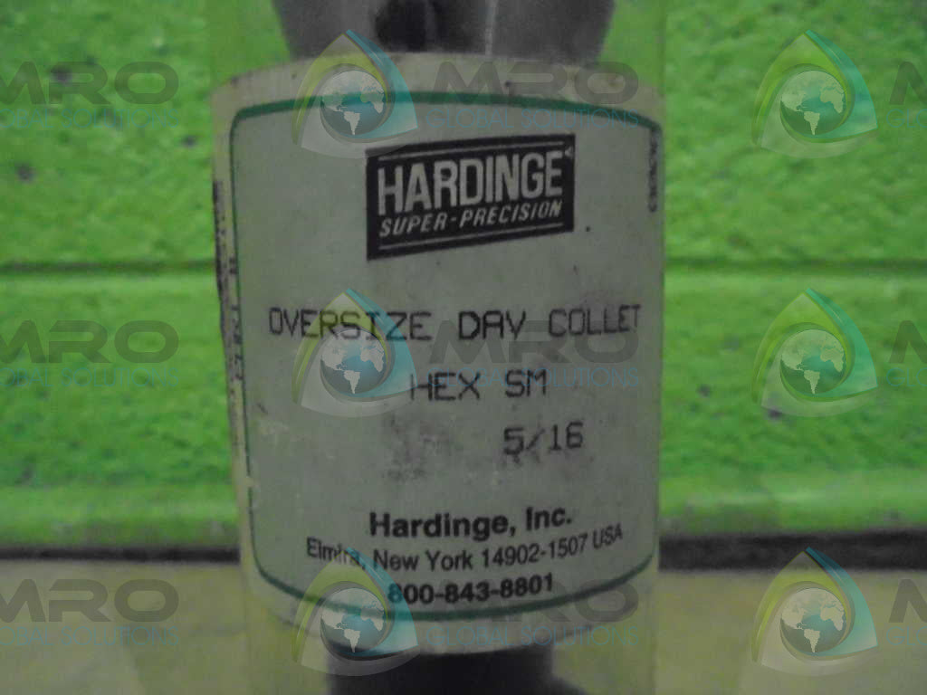 HARDINGE OS DAV COLLET HEX SM 5/16 *NEW IN BOX*