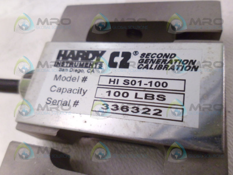 HARDY HIS01-100 LOAD CELL *NEW NO BOX*