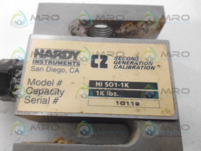 HARDY HI S01-1K LOAD CELL *USED*