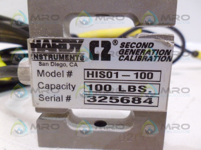 HARDY HIS01-100 LOAD CELL *USED*