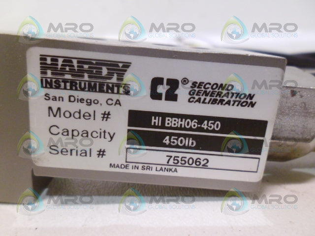 HARDY HI BBH06-450 LOAD CELL *NEW NO BOX*