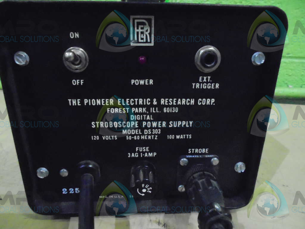 PIONEER ELECTRIC DS 303 STROBOSCOPE POWER SUPPLY AS IS *USED*
