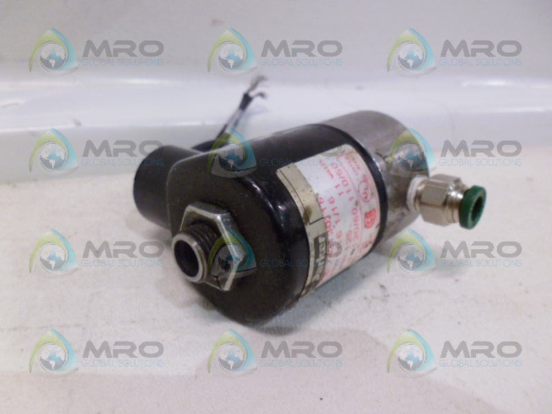 PARKER 743130115 3-WAY SOLENOID VALVE *USED*