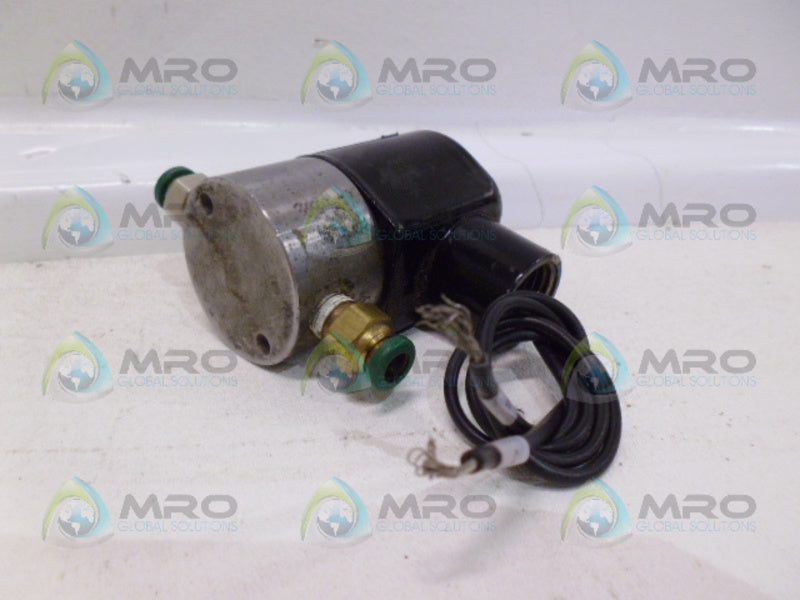 PARKER 743130115 3-WAY SOLENOID VALVE *USED*