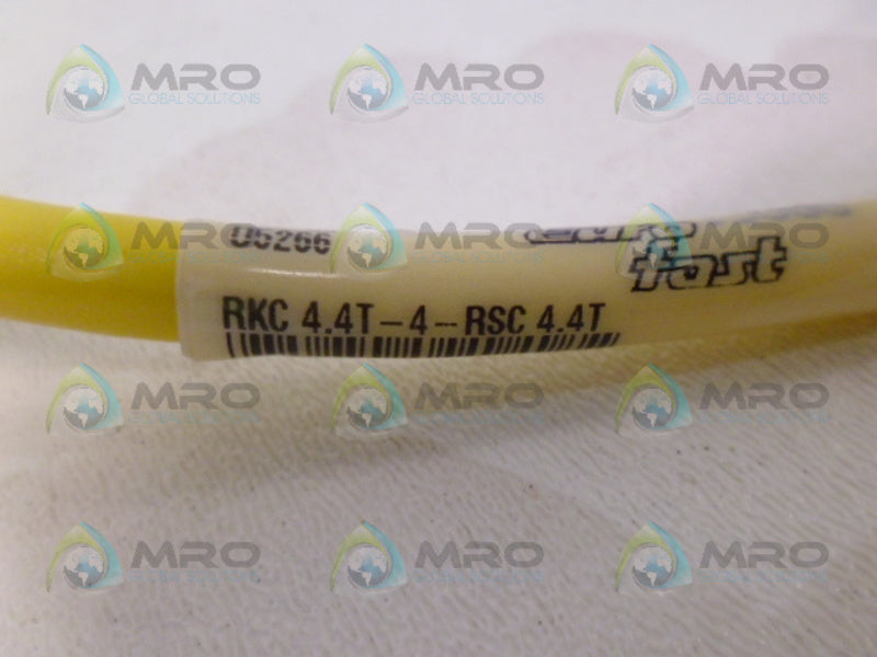 TURCK RKC4.4T-4-RSC4.4T CORDSET *NEW NO BOX*