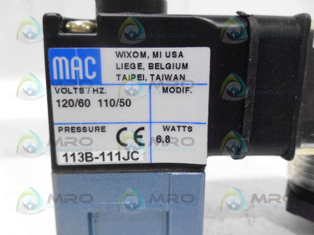 MAC 113B-111JC *NEW IN BOX*
