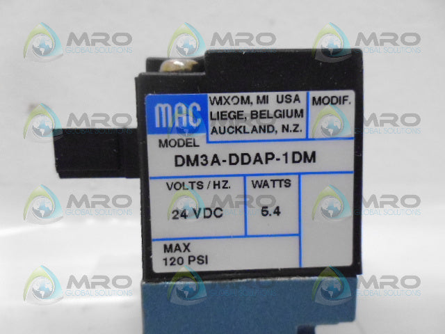 MAC DM3A-DDAP-1DM SOLENOID VALVE *NEW IN BOX*