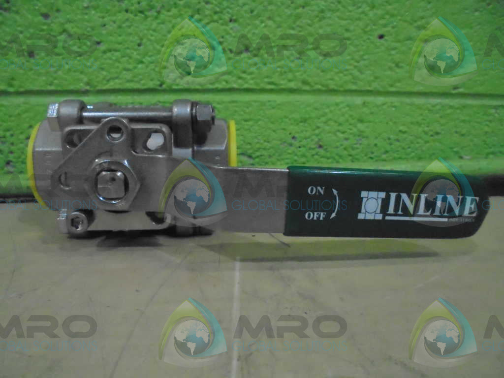 INLINE 1 1/4" CF8M 1000WOG VALVE *NEW NO BOX*