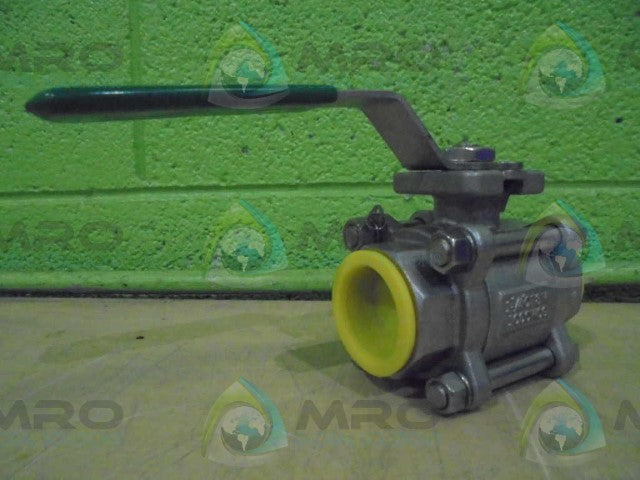 INLINE 1 1/4" CF8M 1000WOG VALVE *NEW NO BOX*