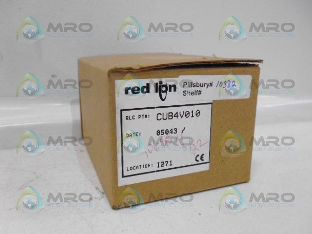 REDLION CONTROLS CUB4V010 VOLT METER *NEW IN BOX*