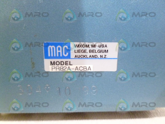 MAC PR82A-ACBA SOLENOID VALVE *NEW NO BOX*