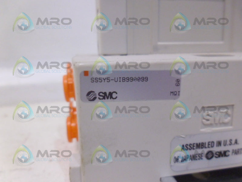 SMC SS5Y5-UIB990099 MANIFOLD ASSEMBLY (AS PICTURED) *NEW NO BOX*