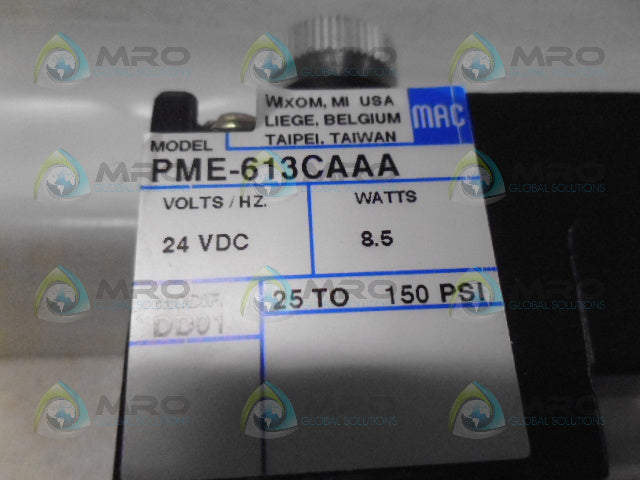 MAC PME-613CAAA PNEUMATIC VALVE (AS PICTURED) *USED*