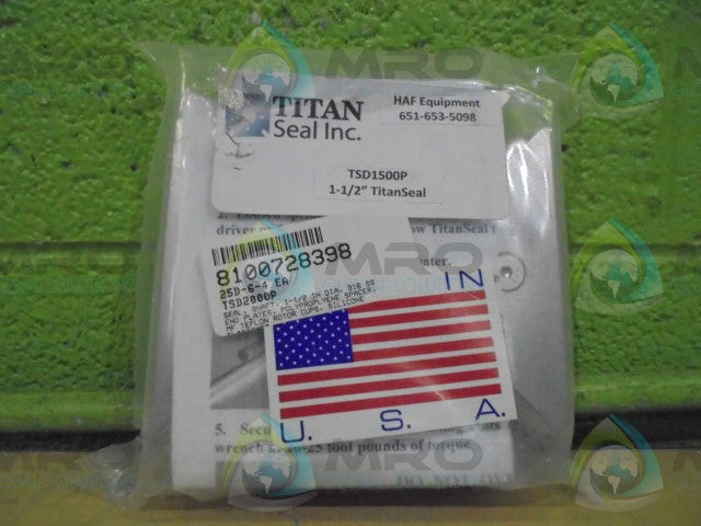 TITAN SEAL INC. TSD1500P 1-1/2" TITAN SEAL *NEW IN BOX*