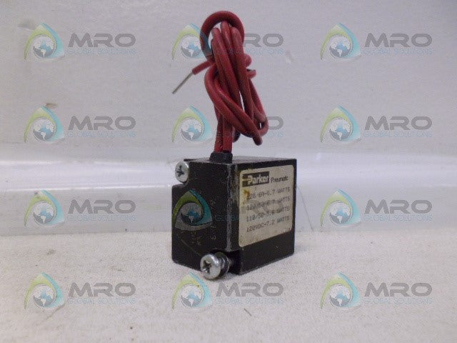 PARKER BL1HM13NBG5300A SOLENOID VALVE (AS PICTURED) *USED*