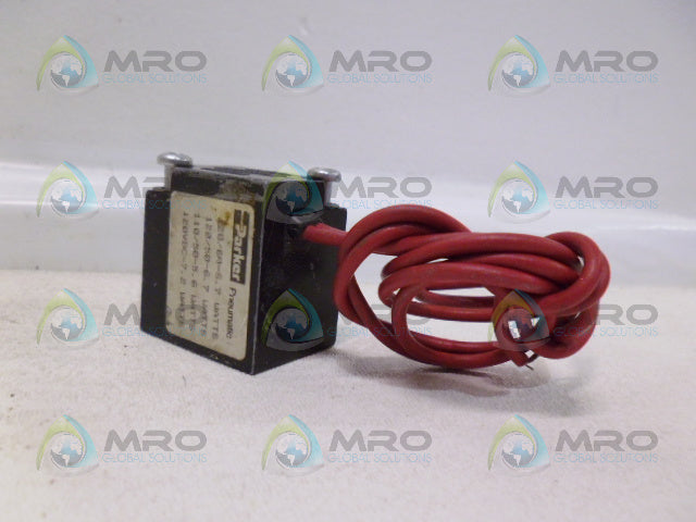 PARKER BL1HM13NBG5300A SOLENOID VALVE (AS PICTURED) *USED*