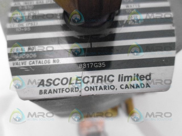 ASCO 8317G35 VALVE *USED*