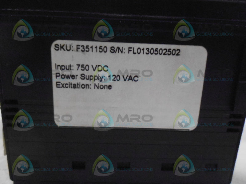 SIMPSON F351150 DIGITAL PANEL METER 120VAC *USED*