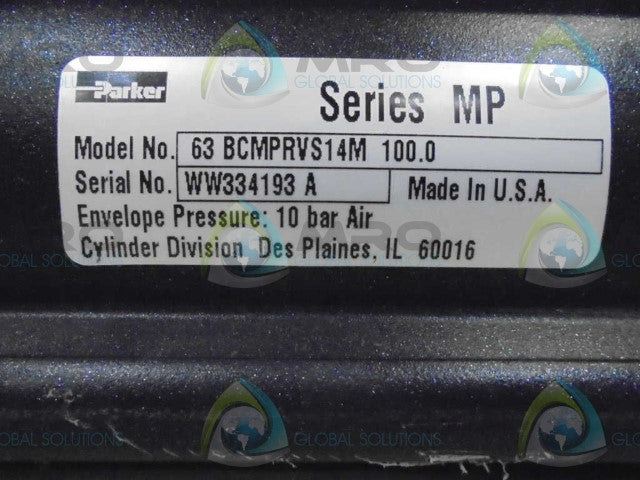 PARKER 63 BCMPRVS14M 100.0 SERIES MP *NEW NO BOX*