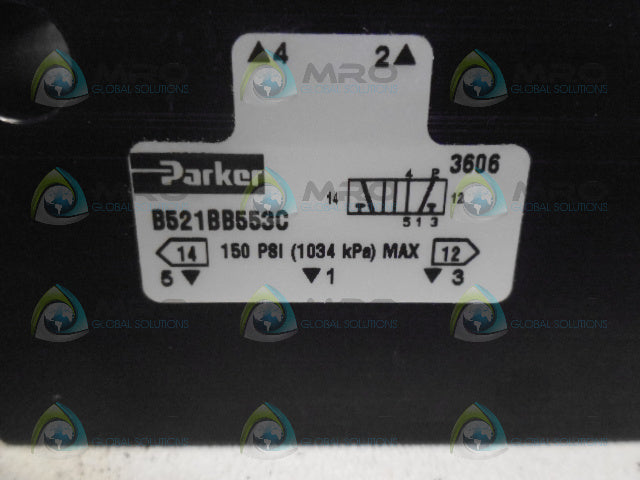 PARKER B521BB553C SOLENOID VALVE *NEW NO BOX*