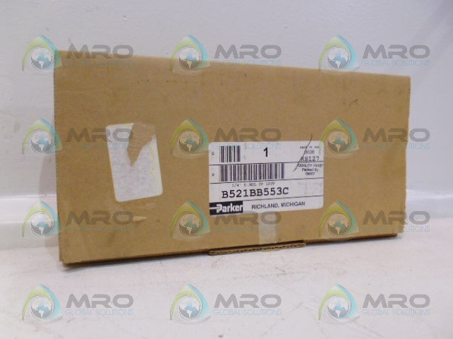 PARKER B521BB553C SOLENOID VALVE *NEW IN BOX*