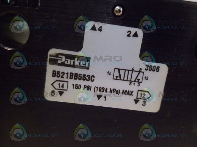 PARKER B521BB553C SOLENOID VALVE *NEW IN BOX*