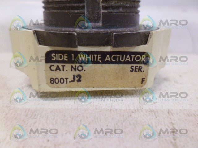 ALLEN BRADLEY 800T-J2 SER. F SELETOR SWITCH *USED*