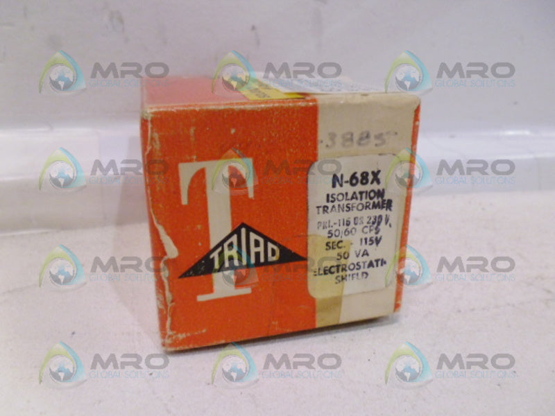 TRIAD N-68X SINGLE PHASE TRANSFORMER *NEW IN BOX*