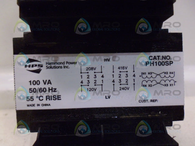 HAMMOND PH100SP TRANSFORMER *NEW NO BOX*