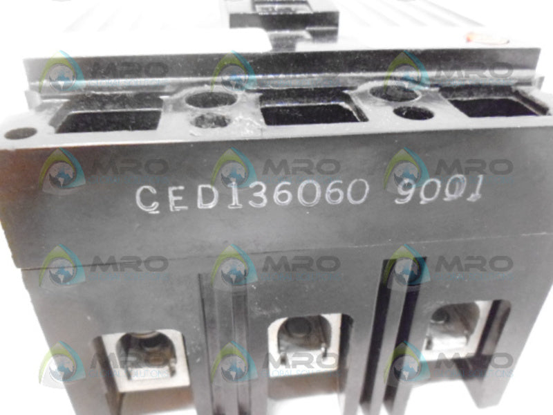 FEDERAL PIONEER CED136060 CIRCUIT BREAKER *USED*