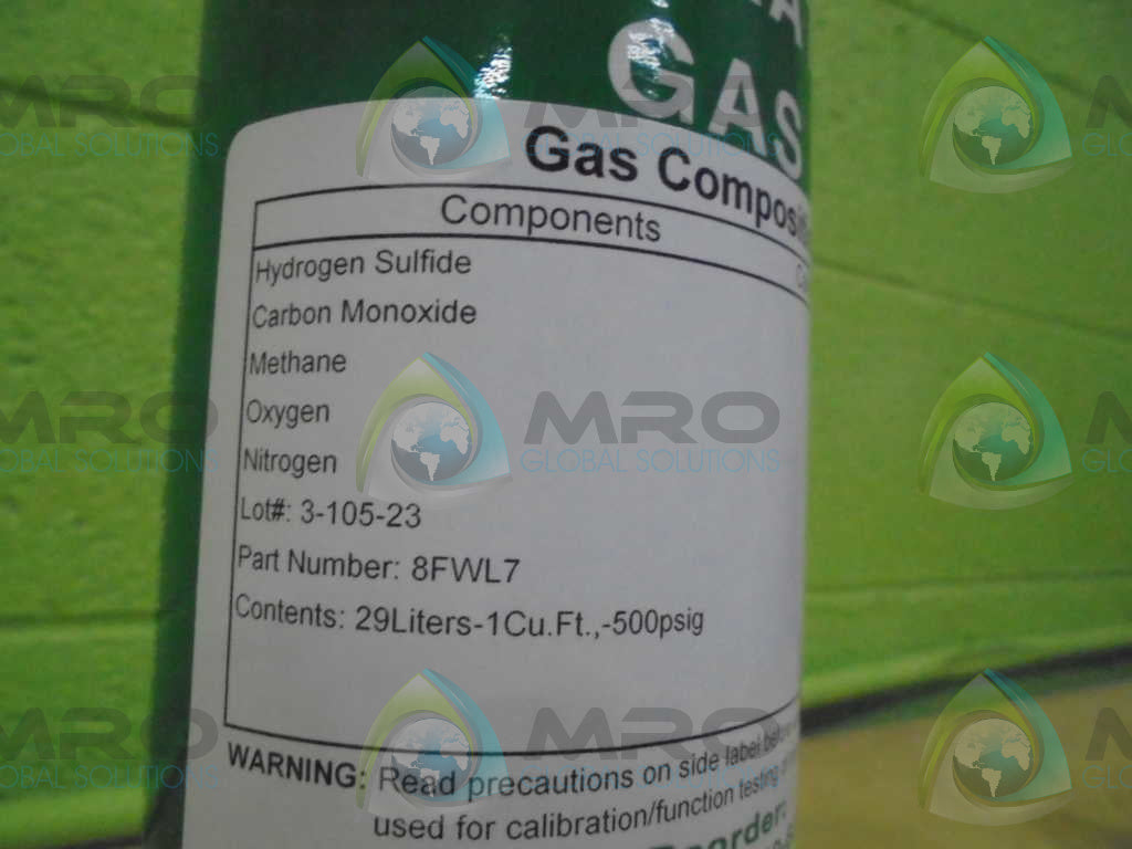 MSA 8FWL7 CALIBRATION CHECK GAS *NEW NO BOX*