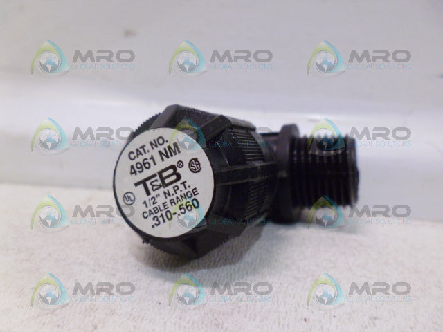 THOMAS & BETTS 4961 NM 1/2"NPT CABLE RANGE .310-.560 *NEW NO BOX*