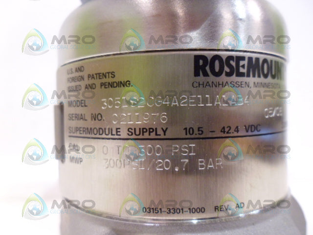ROSEMOUNT 3051S2CG4A2E11A1AB4 TRANSMITTER *NEW IN BOX*
