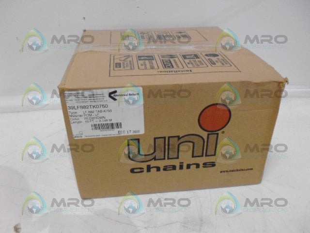 UNI 39LF882TK0750 UNI CHAIN BELT SYSTEM *NEW IN BOX*