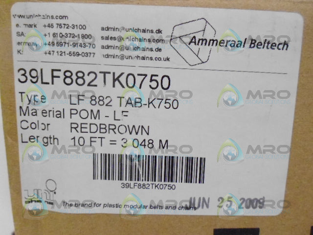 UNI 39LF882TK0750 UNI CHAIN BELT SYSTEM *NEW IN BOX*
