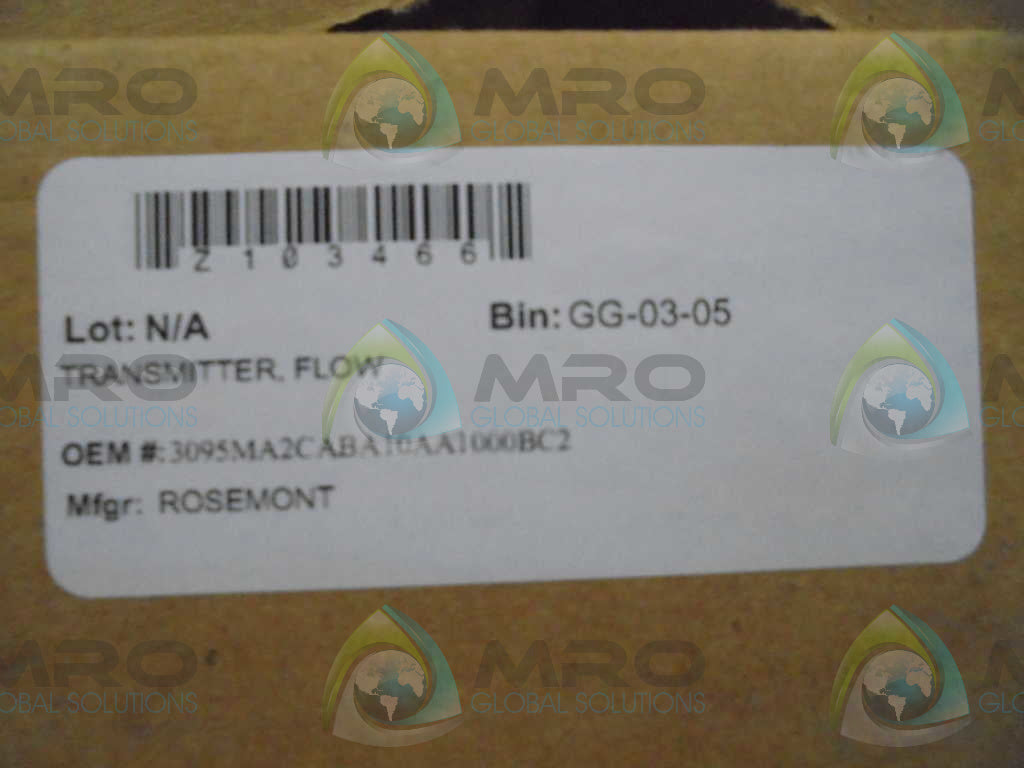 ROSEMOUNT 3095MA2CAB10AA1000BC2 FLOW TRANSMITTER *NEW IN BOX*