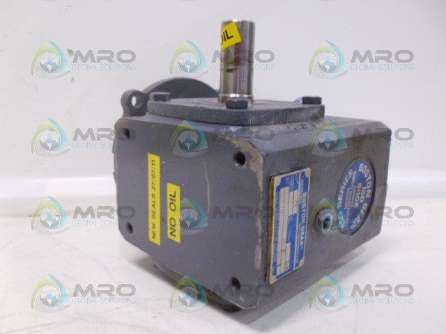 BOSTON GEAR F718-25-B5-J RIGHT ANGLE GEAR REDUCER RATIO 25 *USED*