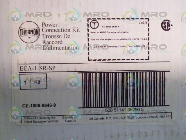 THERMON ECA-1-SR-SP HEAT TRACING SPLICE *NEW IN BOX*