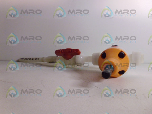 CHEMLINE PLASTICS SB12K005VU BACK PRESSURE/PRESSURE RELIEF VALVE *USED*