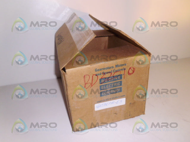 BODINE 42X5BEPM-E3 GEAR MOTOR 40:1 *NEW IN BOX*