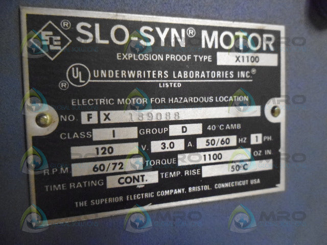 SUPERIOR FX189088 SLO-SYN MOTOR X1100 *USED*