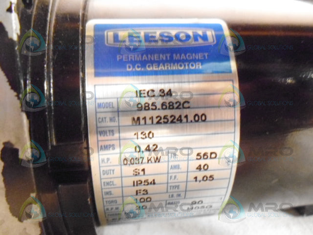 LEESON M1125241.00 GEAR MOTOR *USED*