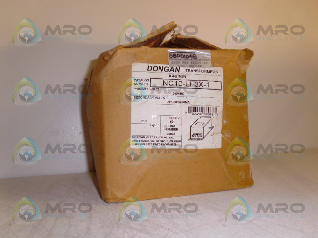 DONGAN NC10-LF3X-1 IGNITION TRANSFORMER *NEW IN BOX*