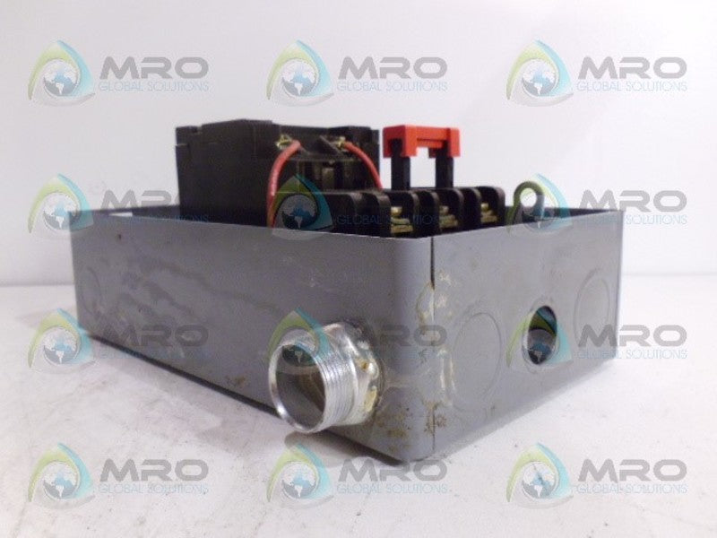 SQUARE D 8536-SBG2S MOTOR STARTER (AS PICTURED) *USED*