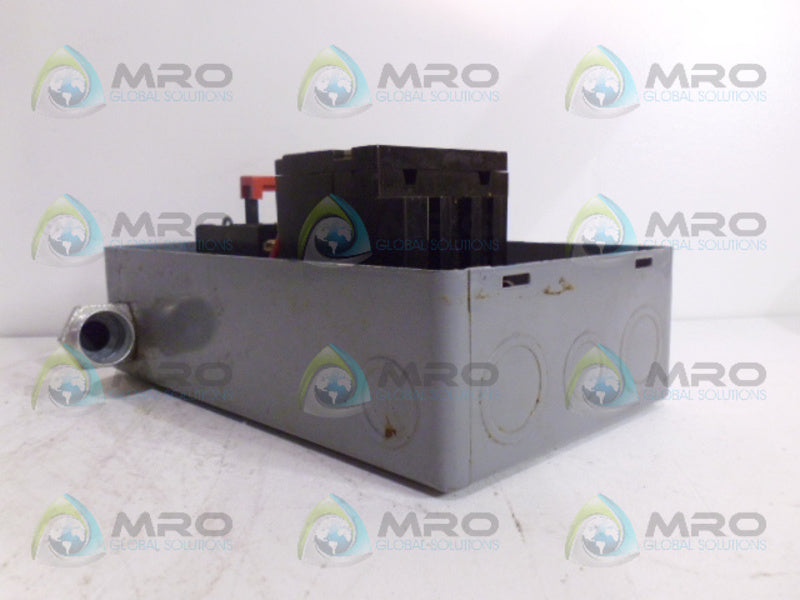 SQUARE D 8536-SBG2S MOTOR STARTER (AS PICTURED) *USED*